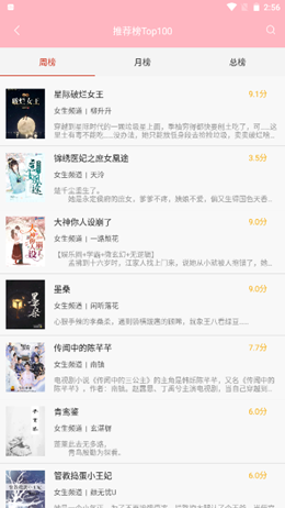 起点女生网小说排行榜v2.8.4