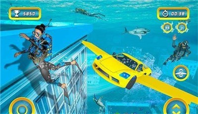 水下城市飞车v3.0
