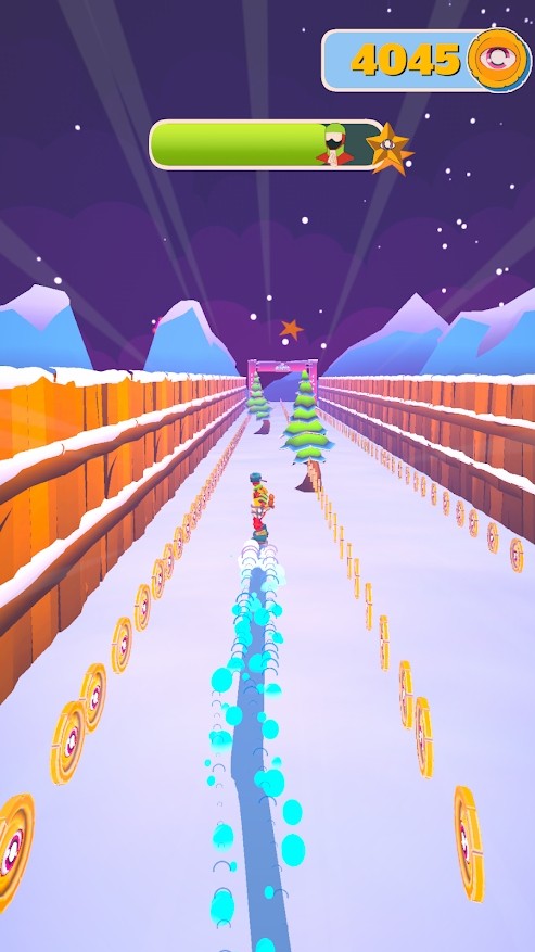 下雪滑雪板大师3Dv0.1