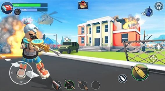 香肠跳伞吃鸡派对v1.0