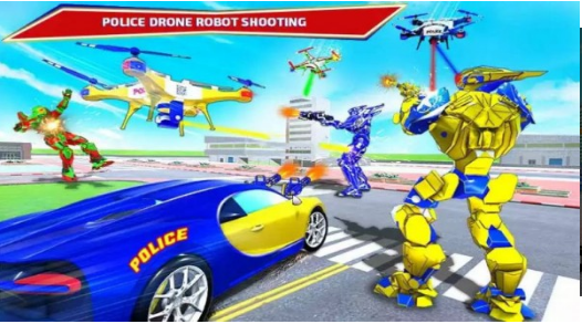 警车机器人汽车v1.0
