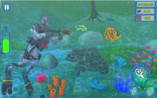 水下射击世界猎鱼人v1.0