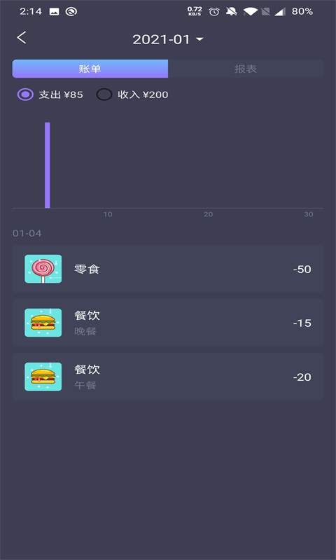 倒时记账v1.0