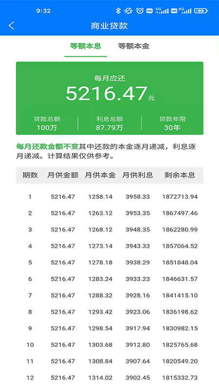房车贷计算器v1.2.0