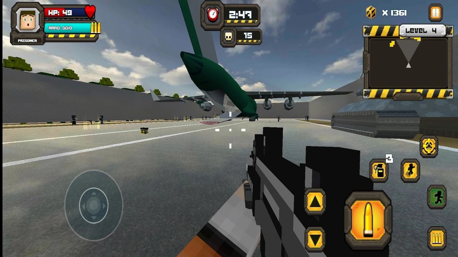 方块人越狱生存射击v1.90
