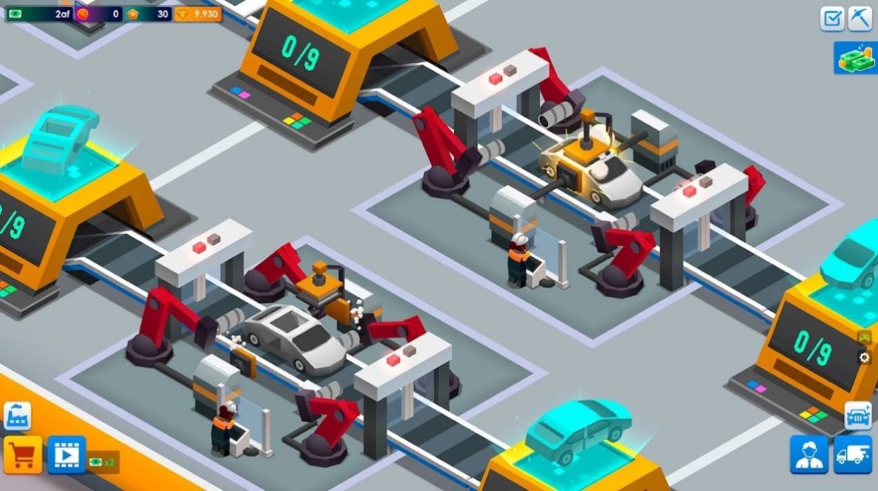 闲置工业汽车生产大亨v0.9.2