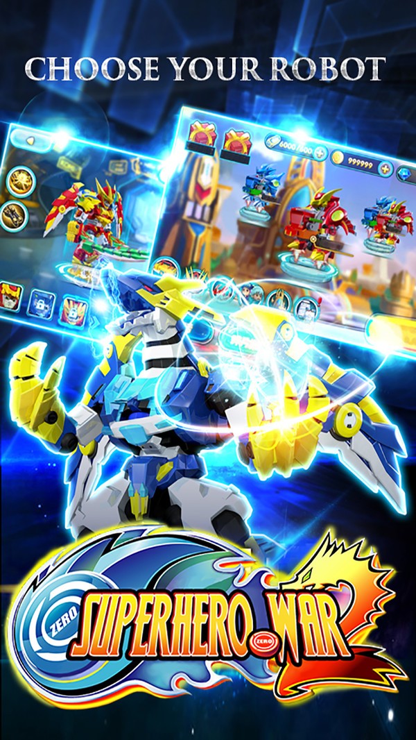 超级英雄机器人无限金币中文修改版（SuperHeroes Battle）v1.0