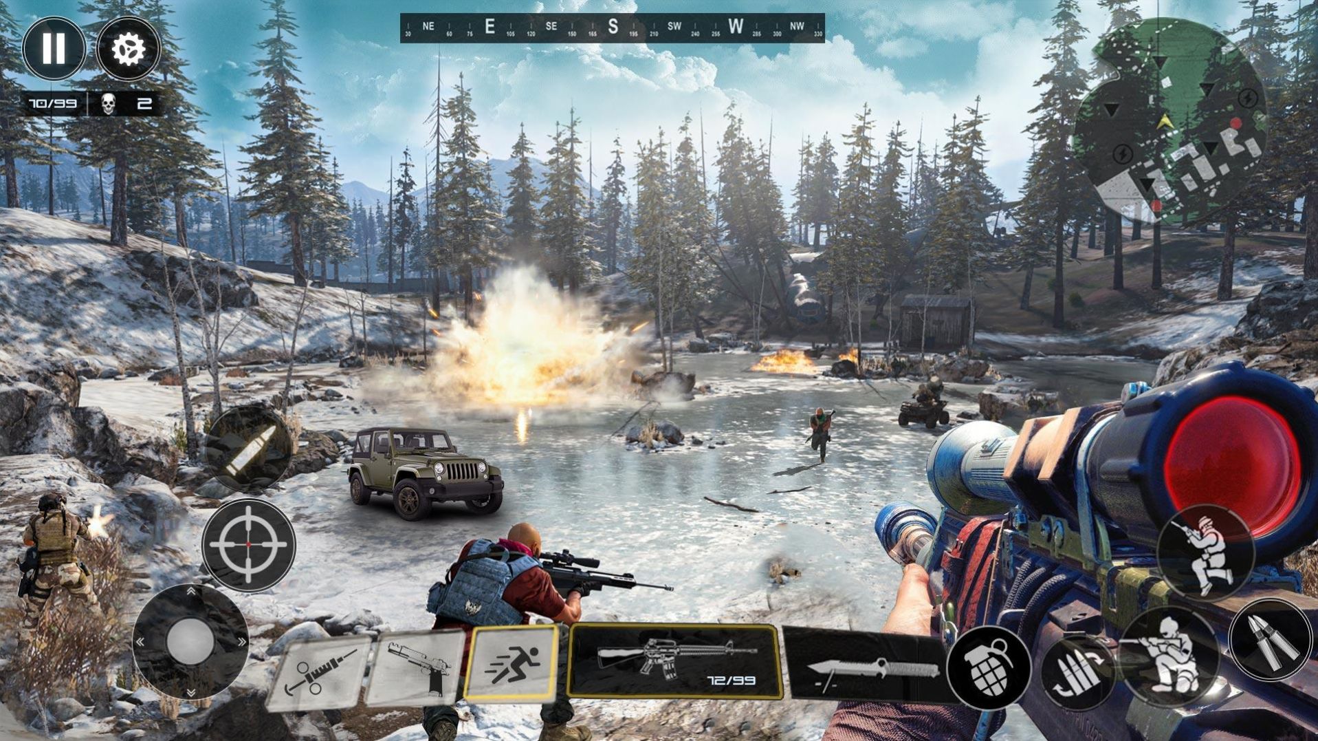 射击行动吃鸡战争v1.0.83