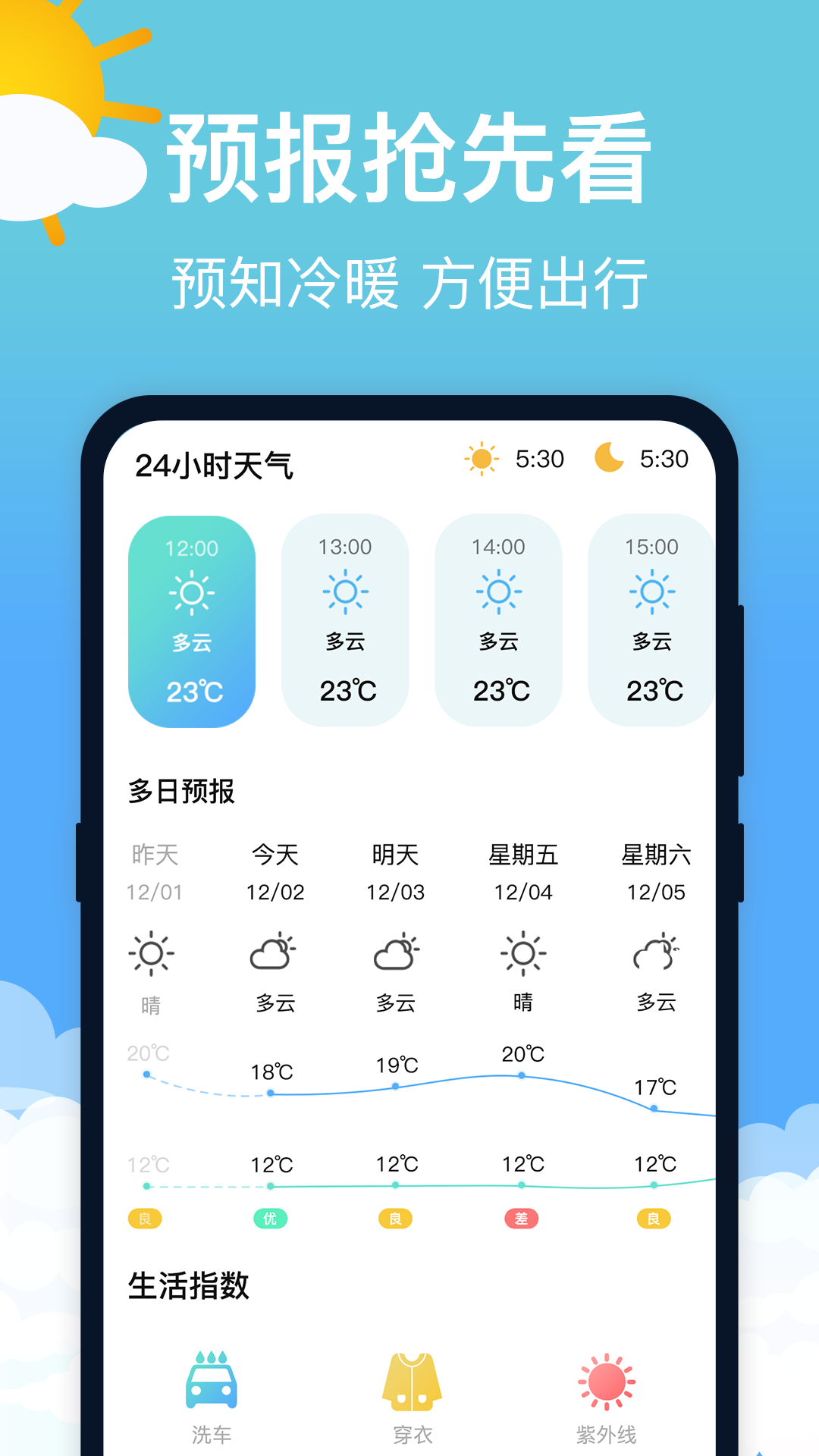 萌兔天气预报v3.0.2