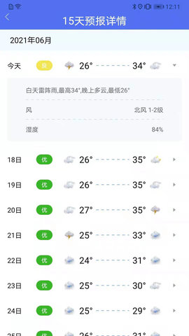 朝夕天气v1.0.0
