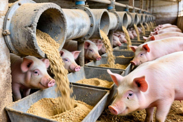 白酒糟喂猪的搭配方法及要点