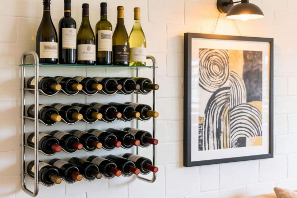 红酒置物架墙挂什么好？这些装饰选择让空间格调飙升