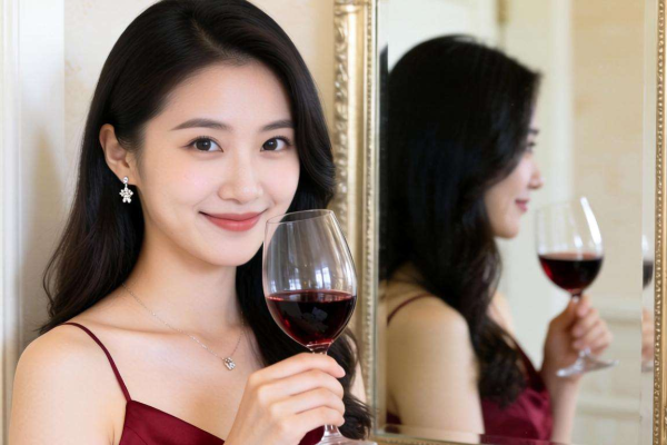 妹子小酌红酒，这是要开启微醺浪漫还是借酒消愁？