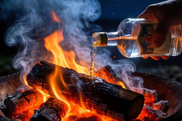 白酒能引燃碳吗？白酒引碳燃烧会产生有毒物质吗？