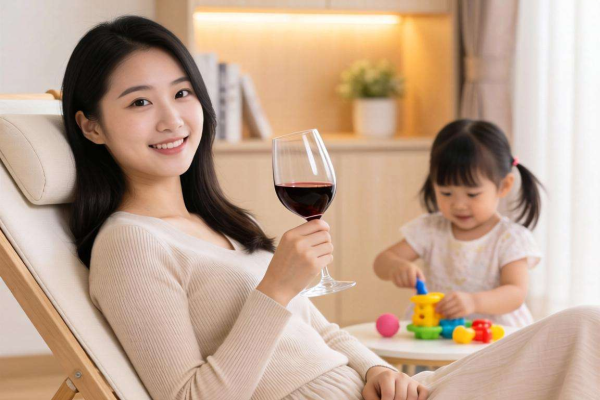 新妈妈能喝红酒吗？女孩身份背后的产后饮酒疑问探讨
